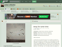 Tablet Screenshot of amber-reflection.deviantart.com
