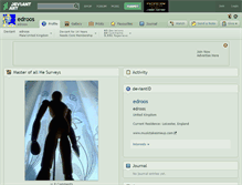 Tablet Screenshot of edroos.deviantart.com