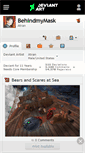 Mobile Screenshot of behindmymask.deviantart.com