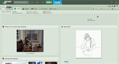 Desktop Screenshot of anglu.deviantart.com