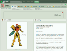 Tablet Screenshot of d-arm.deviantart.com