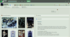 Desktop Screenshot of kournut.deviantart.com
