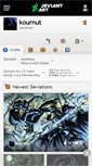 Mobile Screenshot of kournut.deviantart.com
