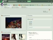 Tablet Screenshot of noniii.deviantart.com