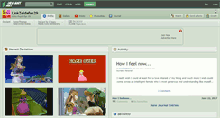 Desktop Screenshot of linkzeldafan29.deviantart.com