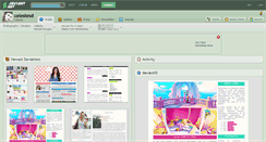 Desktop Screenshot of celestesd.deviantart.com