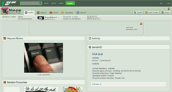 Desktop Screenshot of blue-pup.deviantart.com