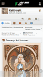 Mobile Screenshot of katthyatt.deviantart.com