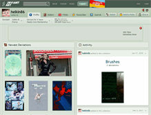 Tablet Screenshot of helkin86.deviantart.com