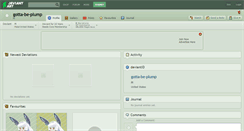 Desktop Screenshot of gotta-be-plump.deviantart.com