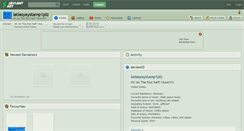 Desktop Screenshot of latiasyaystamp1plz.deviantart.com