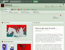 Tablet Screenshot of girzim232.deviantart.com