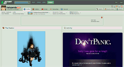 Desktop Screenshot of halopanda.deviantart.com