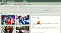 Desktop Screenshot of frecklez.deviantart.com