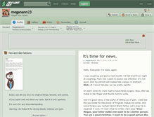 Tablet Screenshot of meganann23.deviantart.com