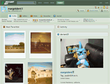 Tablet Screenshot of margotdent.deviantart.com