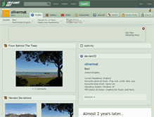 Tablet Screenshot of olivermat.deviantart.com