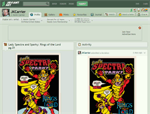 Tablet Screenshot of jkcarrier.deviantart.com