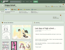 Tablet Screenshot of honguu-setsubi.deviantart.com