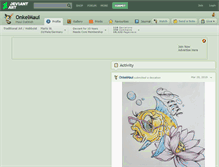 Tablet Screenshot of onkelmaui.deviantart.com