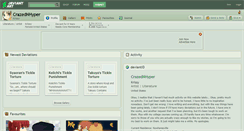 Desktop Screenshot of crazednhyper.deviantart.com