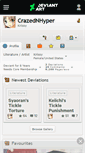 Mobile Screenshot of crazednhyper.deviantart.com