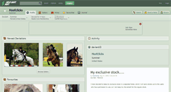 Desktop Screenshot of hoofclicks.deviantart.com