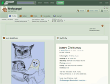 Tablet Screenshot of firefoxangel.deviantart.com
