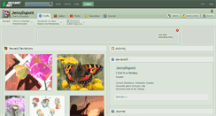 Desktop Screenshot of jennydupont.deviantart.com