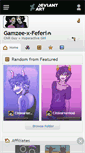 Mobile Screenshot of gamzee-x-feferi.deviantart.com