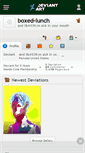 Mobile Screenshot of boxed-lunch.deviantart.com