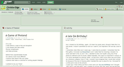 Desktop Screenshot of christie-edge.deviantart.com