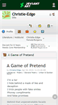 Mobile Screenshot of christie-edge.deviantart.com