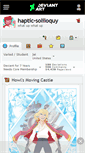 Mobile Screenshot of haptic-soliloquy.deviantart.com