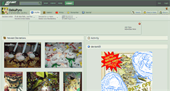 Desktop Screenshot of dekupyro.deviantart.com