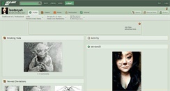 Desktop Screenshot of leedeeyah.deviantart.com