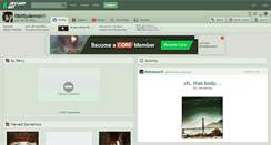 Desktop Screenshot of lilbittydemon.deviantart.com