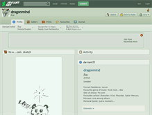 Tablet Screenshot of dragonmind.deviantart.com