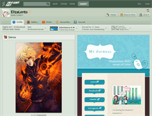 Tablet Screenshot of elizalento.deviantart.com