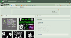 Desktop Screenshot of fiend-club.deviantart.com