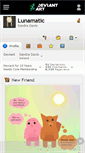 Mobile Screenshot of lunamatic.deviantart.com