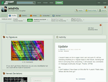 Tablet Screenshot of jellodvds.deviantart.com