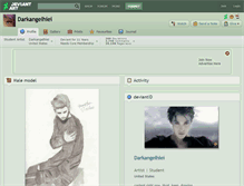 Tablet Screenshot of darkangelhiei.deviantart.com