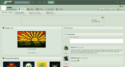 Desktop Screenshot of colpo.deviantart.com