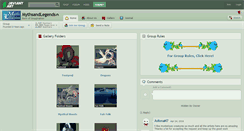 Desktop Screenshot of mythsandlegends.deviantart.com