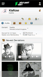 Mobile Screenshot of kiarose.deviantart.com