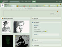 Tablet Screenshot of kiarose.deviantart.com