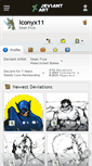 Mobile Screenshot of iconyx11.deviantart.com