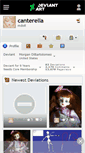 Mobile Screenshot of canterella.deviantart.com