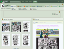 Tablet Screenshot of frydark.deviantart.com
